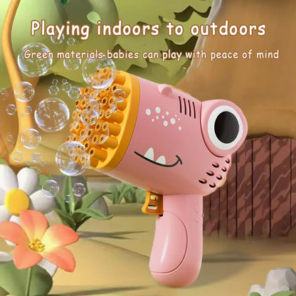 Turbo Bubble Launcher for Kids with a cute monster design. Wedding Party