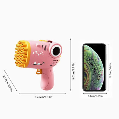 Turbo Bubble Launcher for Kids with a cute monster design. Wedding Party