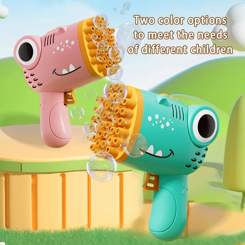 Turbo Bubble Launcher for Kids with a cute monster design. Wedding Party